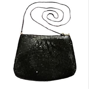 Vintage Black Metal Mesh Small shoulder Evening Purse